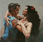 Flamenco Dancer Canvas Paintings - Sweet Surrender